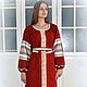 Order Linen midi dress Slavic ' Kupava'. Kupava - ethno/boho. Livemaster. . Dresses Фото №3