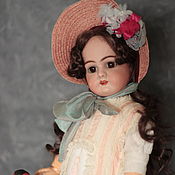 Винтаж: Продана Очаровательная антикварная француженка кукла SFBJ
