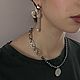 Колье из гематита, серьги с кунцитом. Комплекты украшений. ВикторияК Jewelry. Интернет-магазин Ярмарка Мастеров.  Фото №2