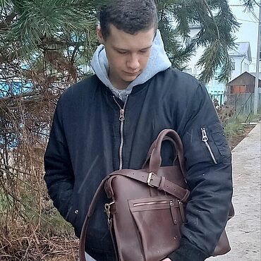 Сумки ручной работы. Ярмарка Мастеров - ручная работа Сумка-портфель"Street". Handmade.