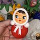 Неваляшка из ваты !. Елочные игрушки. Matreshka65. Ярмарка Мастеров.  Фото №5