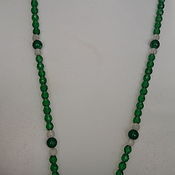 Винтаж handmade. Livemaster - original item Vintage necklaces: faceted glass beads Czechoslovakia. Handmade.