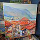  Oil painting: 'Montenegro. Red roofs'. Pictures. Zhanne Shepetova. My Livemaster. Фото №6