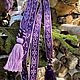 Order Girdle Femininity lilac-purple. ЛЕЙЛИКА - пояса и очелья для всей семьи. Livemaster. . Belts and ribbons Фото №3