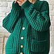 Кардиган вязаный. Кардиганы. MY FLOWER KNITTING. Ярмарка Мастеров.  Фото №5
