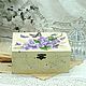 Violet casket decoupage wood. Box. Studio Villa-Oliva. Online shopping on My Livemaster.  Фото №2