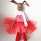 Мягкая игрушка Зайка. Мягкие игрушки. Handsewing.toys (Ирина). Интернет-магазин Ярмарка Мастеров.  Фото №2