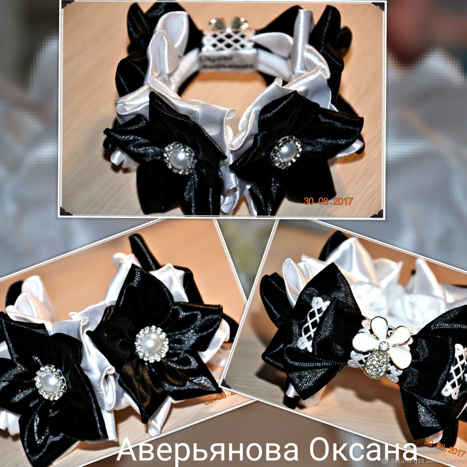 Резинка для волос: Школьная Бабетта – заказать на Ярмарке Мастеров ...