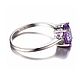 Silver ring with amethyst oval. Rings. Jewerly Perls Shop Azazu-ru. Online shopping on My Livemaster.  Фото №2