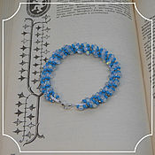 Украшения handmade. Livemaster - original item Bead bracelet and crystal. Handmade.