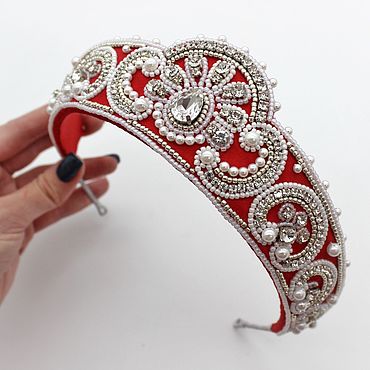 Украшения ручной работы. Ярмарка Мастеров - ручная работа Диадема #6.23. Handmade.