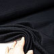 Шерсть костюмно-пальтовая Bot черная гусиная лапка, Ткани, Сочи,  Фото №1