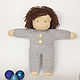Matveyka - sewn doll overalls 31 cm. Stuffed Toys. bee_littlefamily. My Livemaster. Фото №5