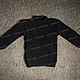 Knitted black sweater made of acrylic (No. №504). Mens sweaters. Rogopuh. Online shopping on My Livemaster.  Фото №2