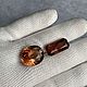 Осенний турмалин 21+ct и солнечный камень 10+ct на кольцо кулон брошь. Кольца. AMG. Ярмарка Мастеров.  Фото №4