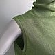 Топ "Зелень" 100% шелк. Топы. Вера / Kirshvery_knit (kirshvery) (kirshvery). Ярмарка Мастеров.  Фото №4