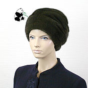 Аксессуары handmade. Livemaster - original item Women`s model hat made of Finnish mink fur. Two colors.. Handmade.