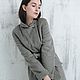 Заказать Утепленное пальто в стиле "MaxMara" цвета "Кварц". Nastasia Sabio. Ярмарка Мастеров. . Пальто Фото №3