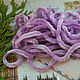Chenille 4 mm lilac. Cords. Fantasyland. Online shopping on My Livemaster.  Фото №2