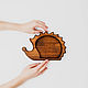 Wooden menazhnitsa 'Hedgehog' made of cedar MG234. Scissors. ART OF SIBERIA. My Livemaster. Фото №4