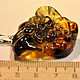 Order amber. Pendant 'Buttercups-flowers 6'. Amber is a warm stone. Livemaster. . Pendants Фото №3