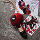 Заказать Выкройка брелока из кожи "Deadpool". 'Швы и Нити' + 'Гори, но не сгорай'. Ярмарка Мастеров. . Выкройки Фото №3