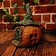 Эко-ночник "Тыква" настольный. Ночники. VSE HOROSHO | Экомастерская. Интернет-магазин Ярмарка Мастеров.  Фото №2