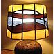 Order Stained glass lamp G&F. Glass Flowers. Livemaster. . Table lamps Фото №3