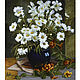 Oil painting 'Bouquet of daisies', Pictures, Belorechensk,  Фото №1
