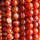 Красный Агат натуральный  6,8,10 мм. Бусины. Divine Gems. Ярмарка Мастеров.  Фото №4
