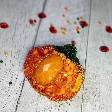 Украшения ручной работы. Ярмарка Мастеров - ручная работа Брошь. Handmade.