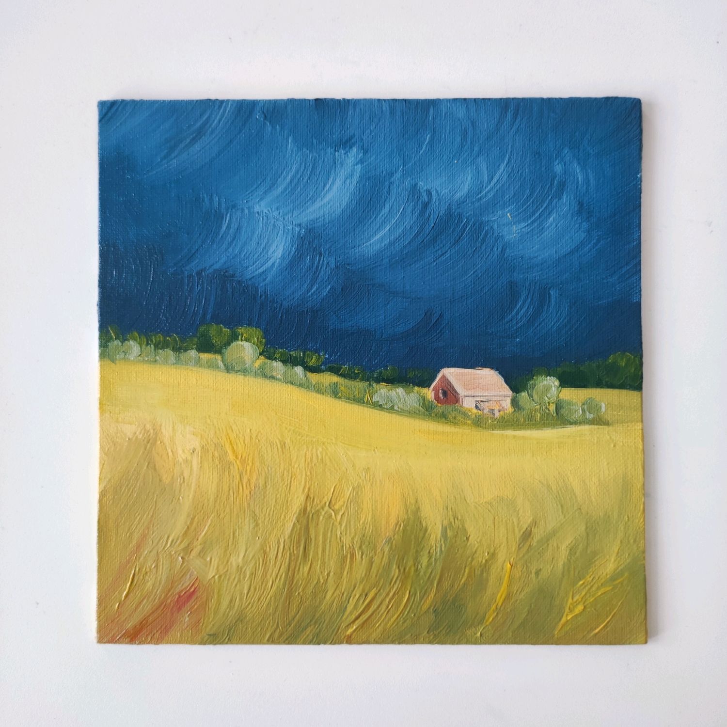 Картина маслом на холсте \"Степь\" в интернет-магазине на Ярмарке ...