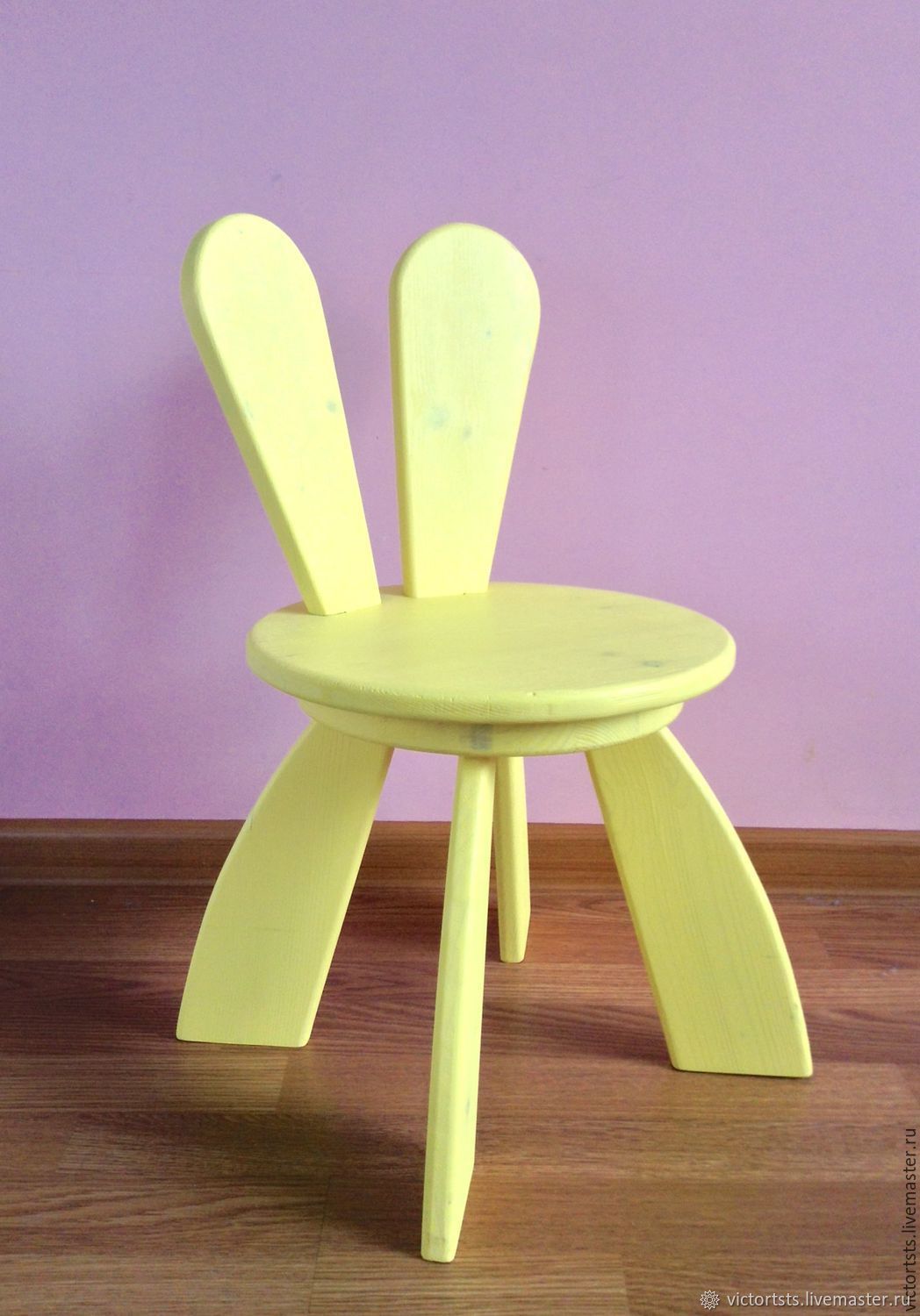 детский стол и стул зайчик