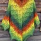 The Joy openwork shawl Cape mineral of FISU set knitted. Shawls. Bright Shawls by BorchankaZL. My Livemaster. Фото №6