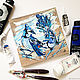 Blue jays, painting on a tree. Pictures. Belasla. Online shopping on My Livemaster.  Фото №2