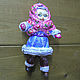 Order Girl-toy made of cotton wool. irina-taranenko. Livemaster. . Miniature figurines Фото №3