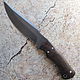 Knife 'Atilla' h12mf walnut cap, Knives, Vorsma,  Фото №1