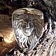 РЕЗЕРВ! Инталия. Горгона! 28х20х8мм. Дымчатый кварц, Кабошоны, Санкт-Петербург,  Фото №1
