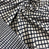 Материалы для творчества handmade. Livemaster - original item Fabric: Max Mara wool double in a cage.. Handmade.