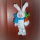 Новогодняя игрушка Зайчик, Елочные игрушки, Санкт-Петербург,  Фото №1