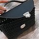 Сумочка из бусин с кожаными вставками. Классическая сумка. 'Красота бисера' и не только... (Shved-Natalya). Ярмарка Мастеров.  Фото №9