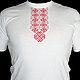 T-shirt sacred Rodemich. 100% cotton. Cross-stitch the collar. When ordering please specify t-shirt size, optional - t-shirt color and embroidery.