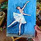 Painting Ballerina Oil Canvas 18 x 24 Ballet Dancer Girl Figure. Pictures. matryoshka (azaart). My Livemaster. Фото №6