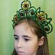 Ободок корона "Ёлочка" новогодняя. Ободки. Алина Бант (buntygerls). Ярмарка Мастеров.  Фото №6
