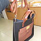 Chic, large leather bag. Classic Bag. Изделия из кожи.HAND MADE Чкаловск. Online shopping on My Livemaster.  Фото №2