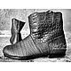 Ankle boots genuine leather alligator, High Boots, Moscow,  Фото №1