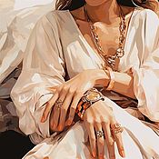 Картины и панно handmade. Livemaster - original item Painting of a girl in a white dress. buy painting artist. Handmade.