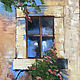  Окно масло холст на подрамнике картина маслом, Картины, Москва,  Фото №1