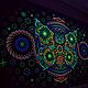 Светящееся флуоресцентное полотно «Butterfly Effect-H», Атрибутика субкультур, Москва,  Фото №1