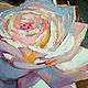 Picture of a rose on a dark background oil with a palette knife. Pictures. Yulia Berseneva ColoredCatsArt. Online shopping on My Livemaster.  Фото №2
